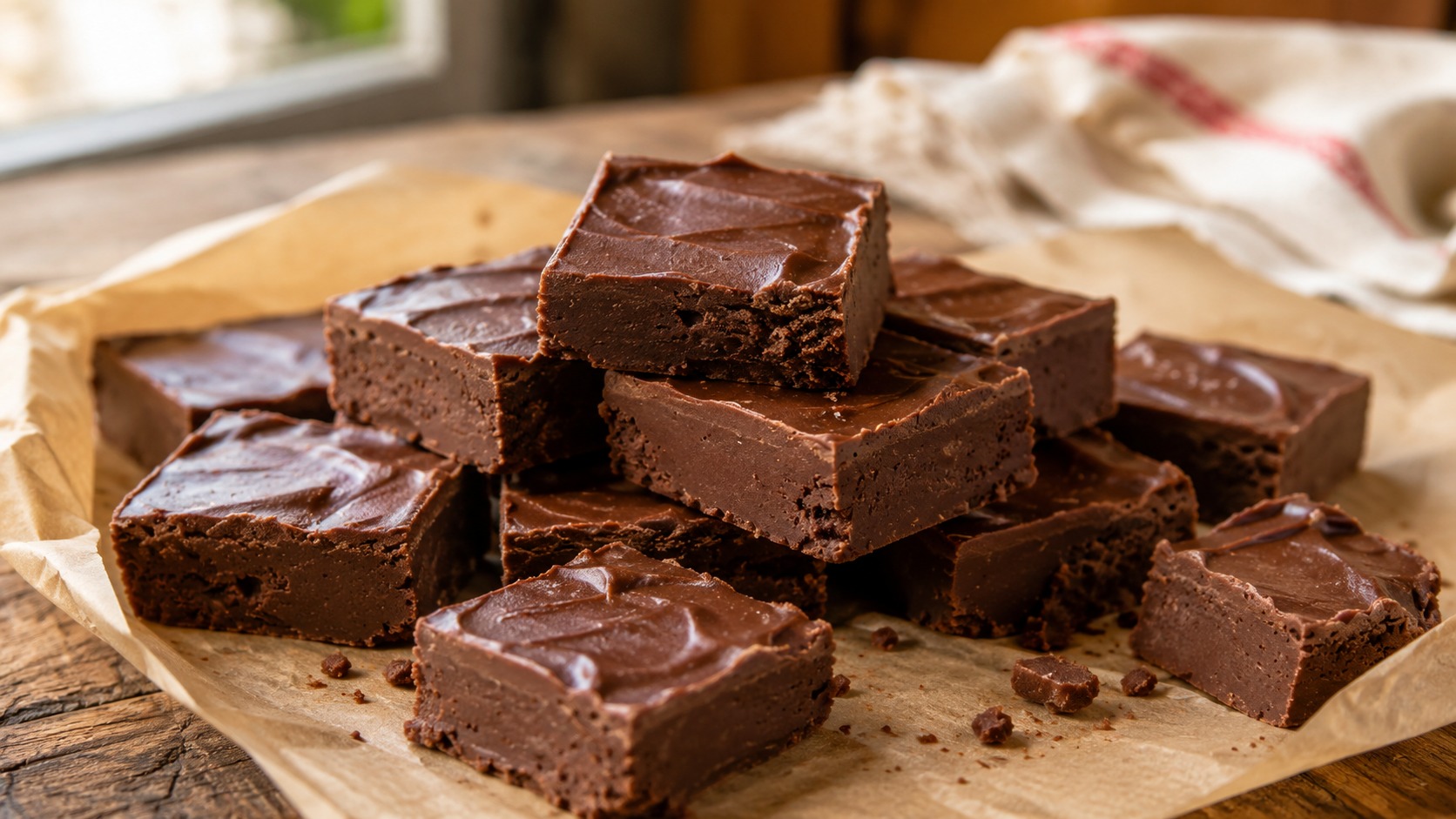 Chocolate fudge squares